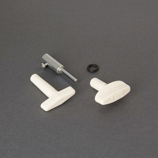 2 - Weißes Vent Extension KIT Fiamma Turbo Vent Camper Bullauge